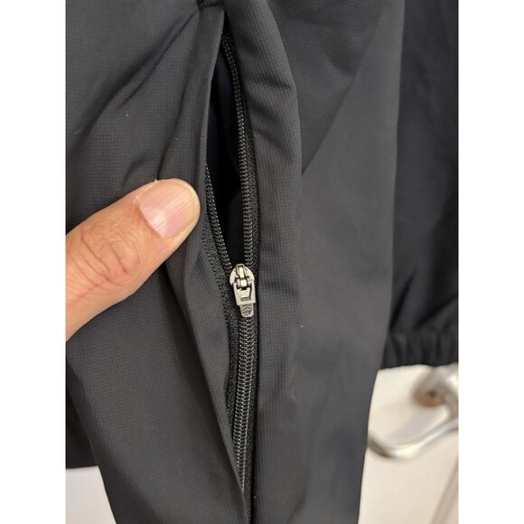 Nike Golf Men's Windbreaker Jacket Long Sleeve Black V-Neck CLIMA-FIT size XL - Picture 9 of 14